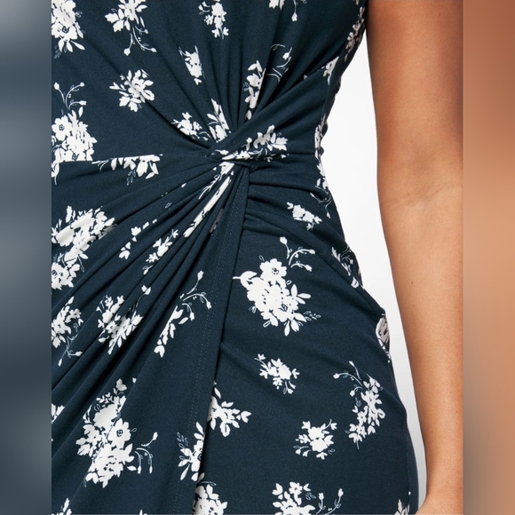 Nine BrittonAbigail Brushed Knit Fitted Midi Dress XL - Picture 3 of 8